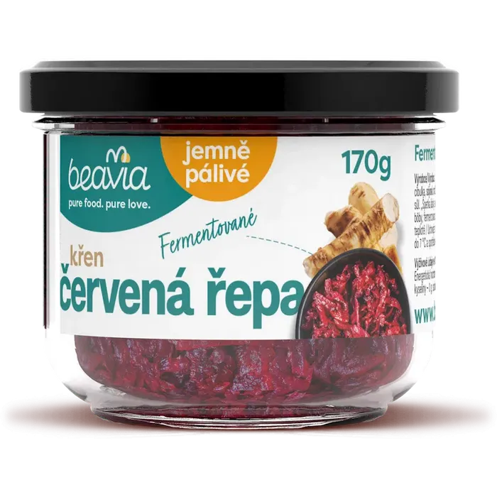 Beavia Červená řepa fermentovaná s křenem 170 g
